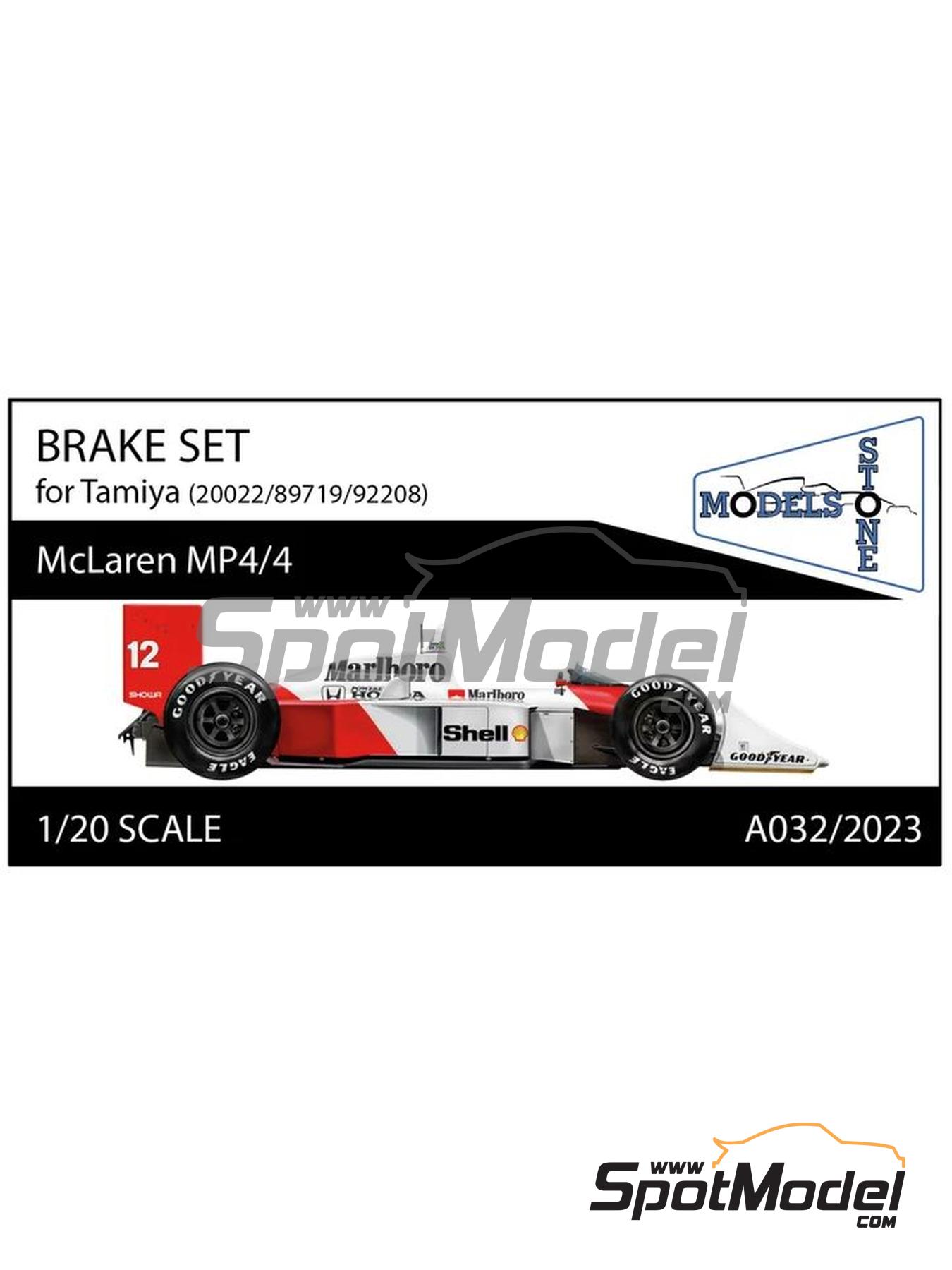 McLaren Honda MP4/4. Brakes in 1/20 scale manufactured by Stone Models  (ref. A032-2023, also A032/2023)